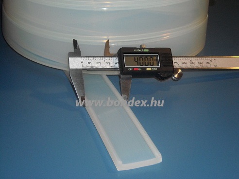 szilikon élvédő profilok 40 mm
