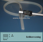 8x15 szilikon szalag
