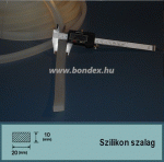 20x10 mm szilikon szalag (téglalap alakú)