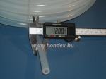 6x12 mm élelmiszeripari szilikon cső