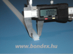 Fóliahegesztő szilikon H profil 10mm széles
