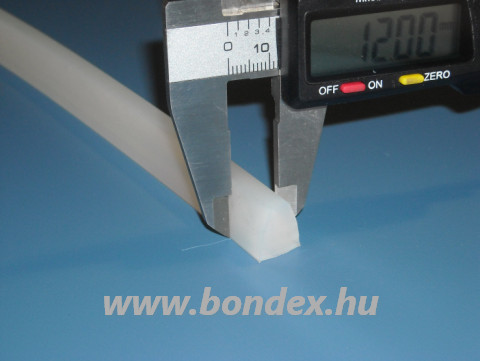Szilikon trapéz profil 5X12X12 mm