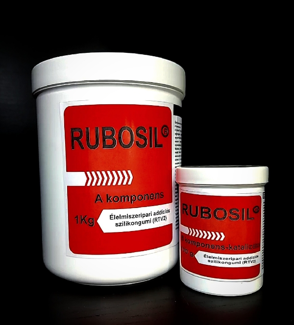 Élelmiszeripari addíciós kétkomponensű szilikon  Rubosil 1 kg