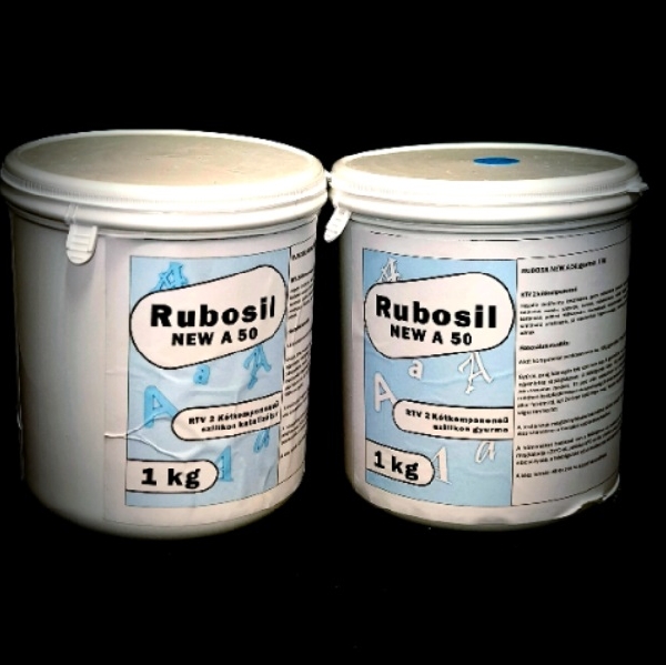Rubosil New A 50 nagy szakítószilárdságú kétkomponensű szilikon gyurma 1+1 kg